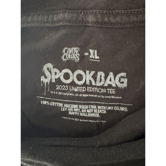 Horror Movie Lot Of 2 Black Graphic T-shirts Men XL Halloween Invasion - Picture 2 of 10